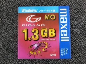  limited time sale [ unused ]mak cell maxell [ unused * unopened ] MO disk 1.3GB Windows format MA-M1300WIN.B1P