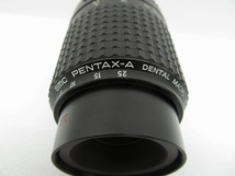 期間限定セール ペンタックス PENTAX SMC PENTAX-A DENTAL MACRO 1:4 100㎜_画像4