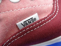 期間限定セール 【未使用】 バンズ VANS VANS OF THE WALL 500714 赤紫系 ボルドー系 500714_画像7