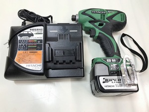 期間限定セール ヒタチコウキ 日立工機 HIKOKI 電子パルスドライバー WM14DBL 充電器付き ( HITACHI UC18YML2 )