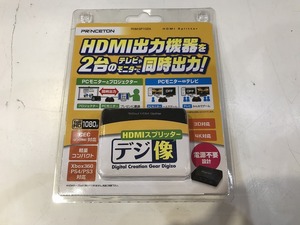  limited time sale [ unused ] Prince ton Princeton HDMI splitter teji image PHM-SP102A