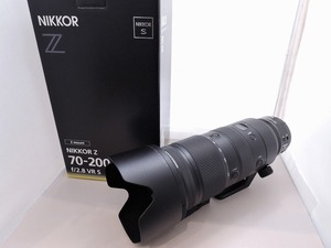 期間限定セール ニコン Nikon Zマウントレンズ フルサイズ 手振れ補正搭載 NIKKOR Z 70-200mm f2.8 VR S