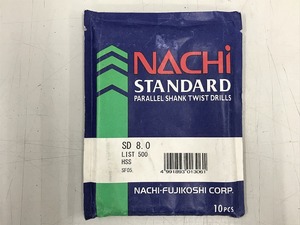 期間限定セール 【未使用】 ナチ NACHi ドリル SD8.0