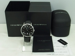 期間限定セール エンポリオアルマーニ EMPORIO ARMANI クォーツウォッチ 腕時計 アナログ ブラック 黒 ＡＲ－２４１１
