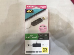 期間限定セール 【未使用】 エレコム ELECOM Type-C映像変換アダプタ(HDMI) USB PD対応 MPA-CHDMIPDBK