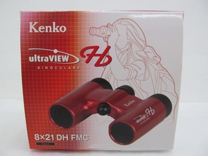  время ограничено распродажа [ не использовался ] Kenko kENKO бинокль Ultra вид H 8×21DH FMC коэффициент увеличения 8 раз 