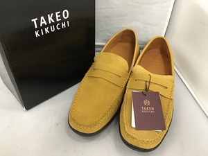 期間限定セール タケオキクチ TAKEO KIKUCHI スエードローファー 27.0ｃｍ 070-3653