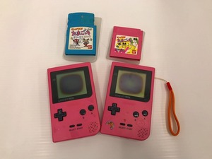 【1円スタート】 ニンテンドー Nintendo 【ジャンク】ゲームボーイポケット2台おまとめ たまごっちのソフト付き MGB-001