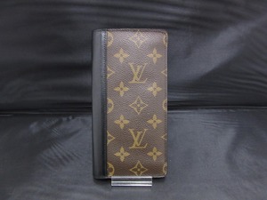 ルイヴィトン LOUIS VUITTON ポルトフォイユ・ブラザ 二つ折り長財布 ユニセックス モノグラム・マカサー M69410