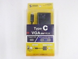 期間限定セール 【未使用】 サンワサプライ SANWA SUPPLY USB Type C-VGA変換アダプタ AD-ALCV01