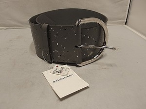 期間限定セール 【未使用】 バレンシアガ BALENCIAGA リノリウム ワイドベルト