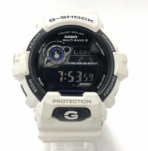 期間限定セール カシオ CASIO 腕時計 G-SHOCK クォーツ式 ホワイト系 文字盤/ブラック系 GW-8900A