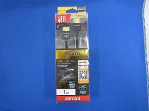 期間限定セール 【未使用】 バッファロー BUFFALO 4K対応 HDMIケーブル 1m ブラック BSHDPS210BK