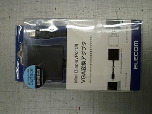 期間限定セール 【未使用】 エレコム ELECOM VGA変換アダプター ブラック AD-MDPNGAXBK