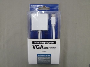 期間限定セール 【未使用】 エレコム ELECOM VGA変換アダプター ホワイト AD-MDPVGAXWH