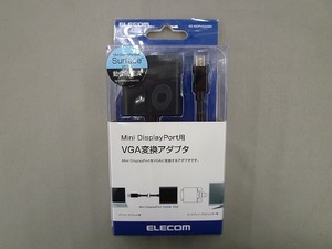 期間限定セール 【未使用】 エレコム ELECOM VGA変換アダプタ ブラック AD-MDPVGAXBK
