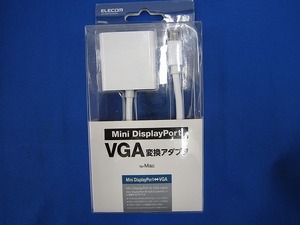 期間限定セール 【未使用】 エレコム ELECOM VGA変換アダプタ AD-MDPVGAXWH