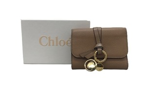  время ограничено распродажа Chloe Chloe алфавит маленький toli складной бумажник бежевый * оттенок коричневого CHC17AP945H9Q28N