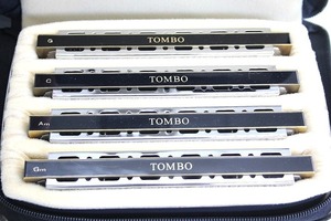  dragonfly TOMBO harmonica [G/C/Am/Gm. 4 pcs set ]