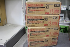 期間限定セール 【未使用】 マックス MAX ねじ 4箱セット アカ PS3828MW