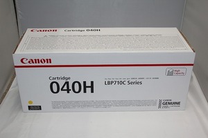  limited time sale [ unused ] Canon Canon toner cartridge yellow CRG-040HYEL