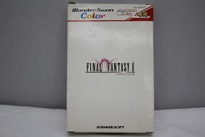  limited time sales k wear soft SQUARESOFT WonderSwan color soft [ Final Fantasy Ⅱ] box opinion attaching SWJ-SQRC02