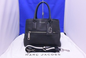 マークジェイコブス MARC JACOBS シンプルで落ち着いた雰囲気が魅力 2WAYハンドバッグ トート鞄ショルダーバック 通勤 仕事 黒