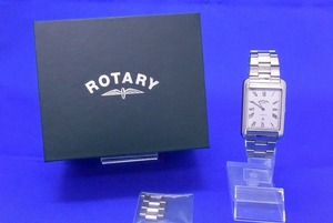  время ограничено распродажа роторный ROTARY стильный прямоугольник наручные часы CAMBRIDGE талон Bridge аналог часы дни Date 2 стрелки GB05280