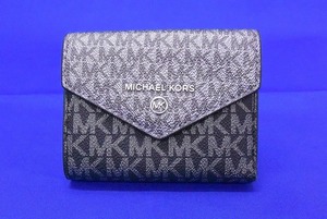 マイケルコース MICHAEL KORS 手のひらサイズの三つ折りコンパクト財布 JET SET CHARM MKシグネチャー ミニウォレット