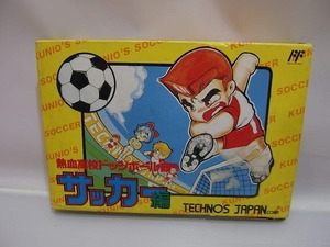 テクノス　ジャパン TECHNOS JAPAN ファミコンソフト 熱血高校ドッジボール部 サッカー編 TJC-N3