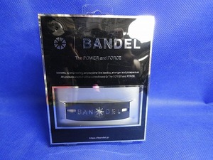 【未使用】 株式会社BANDEL THE POWER&FORCE metal bracelet black×silver LL 20.5cm