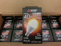 【未使用】 三菱 MITSUBISHI LED電球 E17 電球40W形相当 電球色 10個セット LDA5L-G-E17/40/D/S_画像3