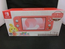 ニンテンドー Nintendo Nintendo Switch Lite あつまれ どうぶつの森セット -しずえアロハ柄- HDH-S-PBZGB_画像1