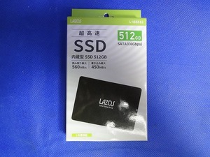 リーダーメディアテクノ LAZOS 内蔵型SSD 512GB L-ISS512