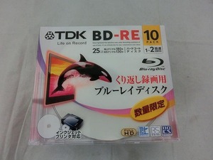 期間限定セール 【未使用】 ティーディーケー TDK 録画用ブルーレイディスク BD-RE 25GB 1-2倍速 10枚パック BEV25PWA10UD