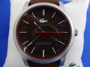 期間限定セール ラコステ LACOSTE メンズクォーツ時計 ブラウン系 LC.88.1.14.2637