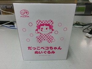 期間限定セール 【未使用】 フジヤ 不二家 ミルキー70周年だっこペコちゃんぬいぐるみ