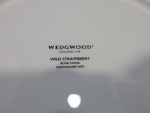 期間限定セール ウェッジウッド WEDGWOOD ワイルドストロベリー オクタゴナル ディッシュ プレート 25cm 箱付き DISHWASHER SAFE 食器 皿_画像4