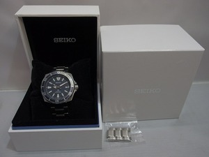 期間限定セール セイコー SEIKO プロスペックス ダイバー 4R35-01V0 デイト SS ネイビー文字盤 自動巻き メンズ 腕時計 シルバー×ネイビー