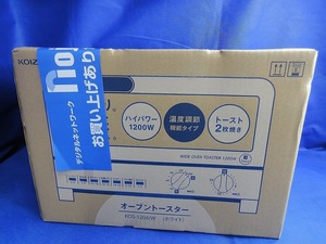 【未使用】 コイズミ KOIZUMI オーブントースター KOS-1204/W