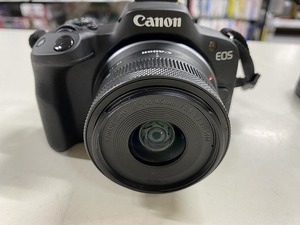 キヤノン Canon ミラーレスカメラ ブラック EOS R50 RF-S18-45 IS STM レンズキット