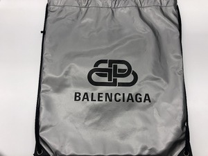  Balenciaga BALENCIAGA рюкзак серебряный * кожа 593648