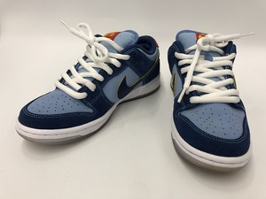 ナイキ NIKE 【Why so Sad?】スニーカー 婦人靴 SB ダンク LOW ブルー系・カモメワンポイント DX5549-400