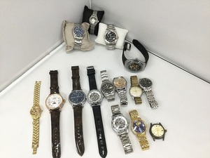 【1円スタート】 【破損有り】 ジバンシー GIVENCHY GIVENCHY、SEIKO５等ジャンク時計１５点まとめ売り 自動巻きのみ