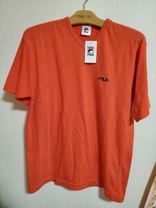 新品　FILA　ロングカットソー　Tシャツ　チュニック　Lサイズ　ワンポイント　レディース　