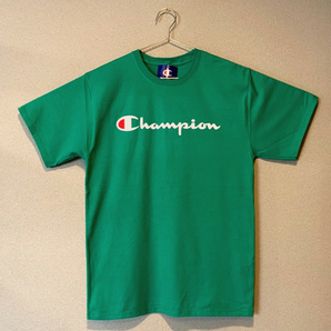 【並行輸入品】Champion ショートスリーブTシャツ サイズL CLASSIC GRAPHIC TEE ケリーグリーン KELLY GREEN 緑 半袖