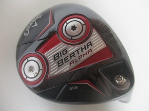 【キャロウェイ】ビッグバーサ アルファ BIG BERTHA ALPHA 815 14°／ヘッド単品