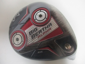 【キャロウェイ】ビッグバーサ アルファ BIG BERTHA ALPHA 815 18°／ヘッド単品