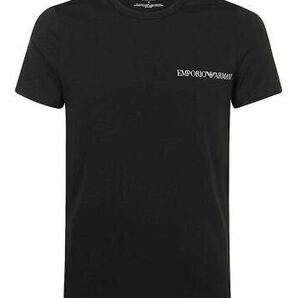 エンポリオアルマーニ 2枚組 Tシャツ インナーTシャツ アルマーニ Lサイズ EMPORIO ARMANI ベーシックモデル 黒2枚の画像3