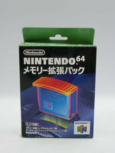 [ used present condition goods ]NINTENDO64 Nintendo memory enhancing pack NUS-007ta-mine-ta pack ijektaNUS-012 manual attaching nintendo ZA1B-LP-5MA701